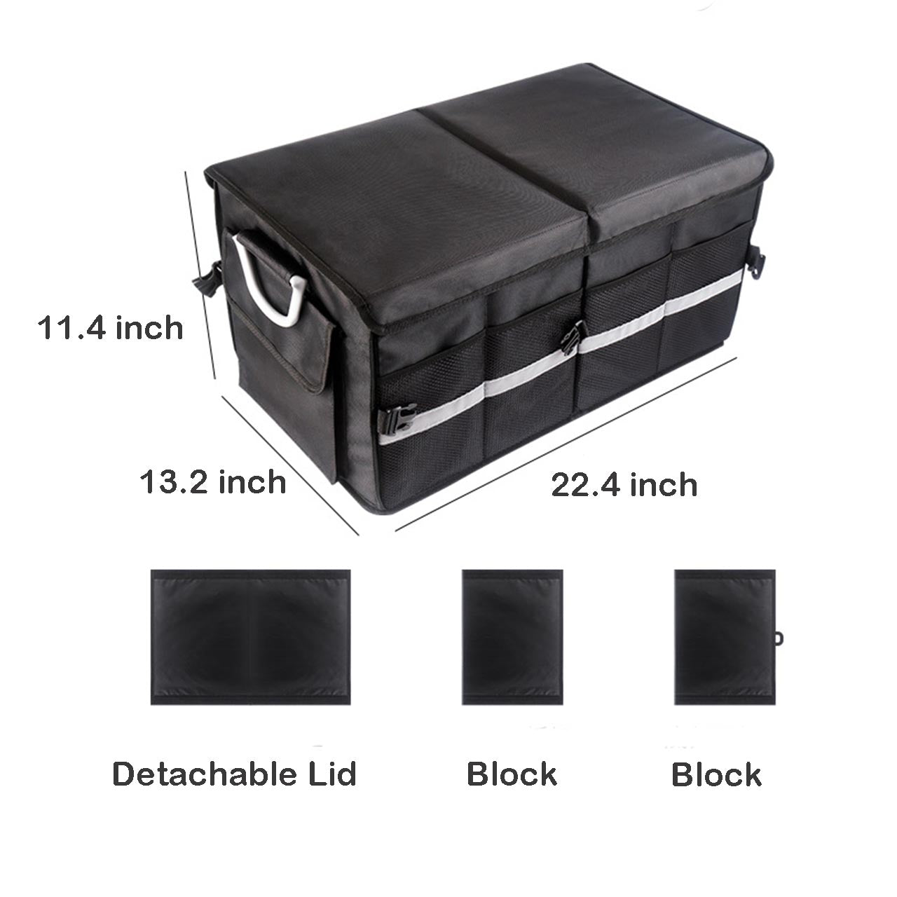 Collapsible Trunk Organizer Waterproof Cargo Storage Box