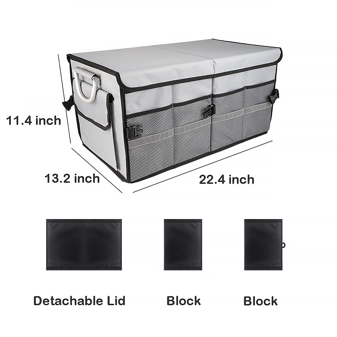 Collapsible Trunk Organizer Waterproof Cargo Storage Box