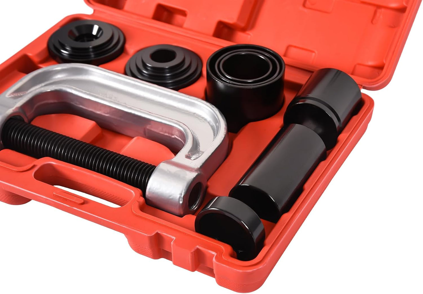 Heavy Duty Ball Joint Press & U Joint Removal Tool Kit with 4x4 Adapters for 2WD 4WD Car Light Truck, Upper and Lower Ball Joint Press Kit Removal Tool Remover Installer Service Set