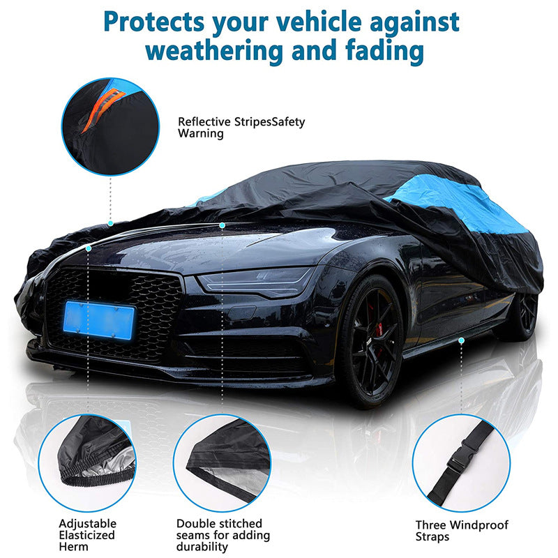 Universal Fit Car Cover All Weather Waterproof Snowproof UV Protection