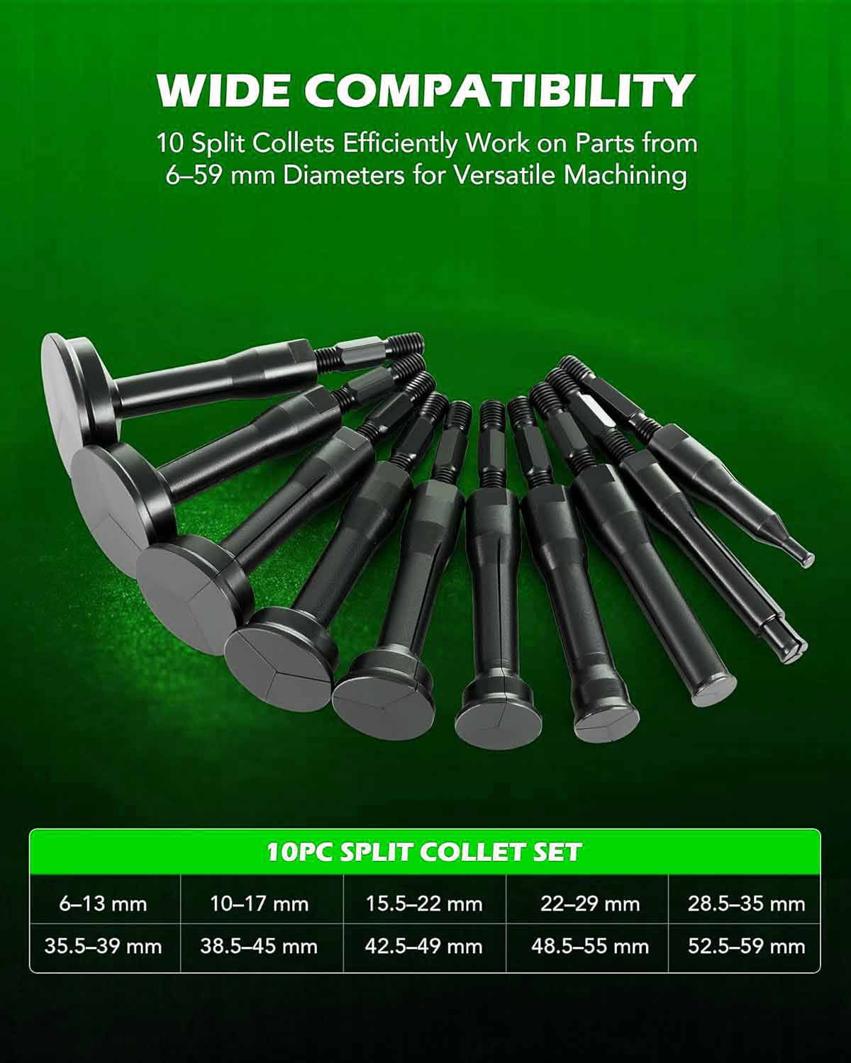 16PCS Blind Hole Collet Bearing Race and Seal Puller Extractor Kit, Slide Hammer Pilot Insert Inner Internal Bearing Removal Tool Set