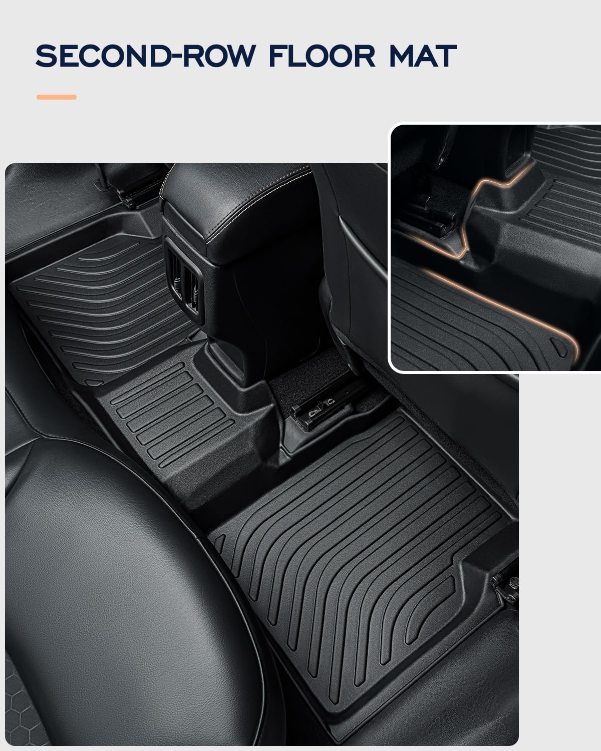 Floor Mats for Jeep Compass 2017-2025, Black, 4 Pieces