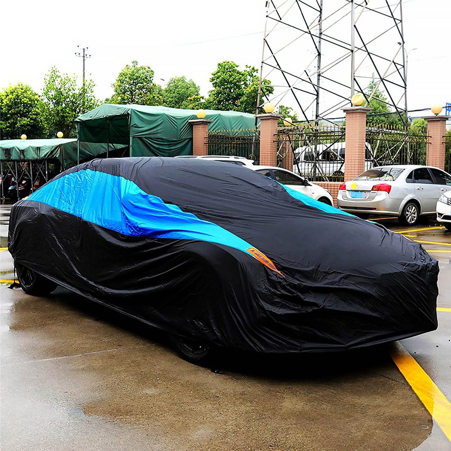 Universal Fit Car Cover All Weather Waterproof Snowproof UV Protection