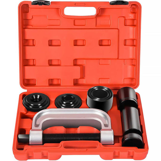 Heavy Duty Ball Joint Press & U Joint Removal Tool Kit with 4x4 Adapters for 2WD 4WD Car Light Truck, Upper and Lower Ball Joint Press Kit Removal Tool Remover Installer Service Set