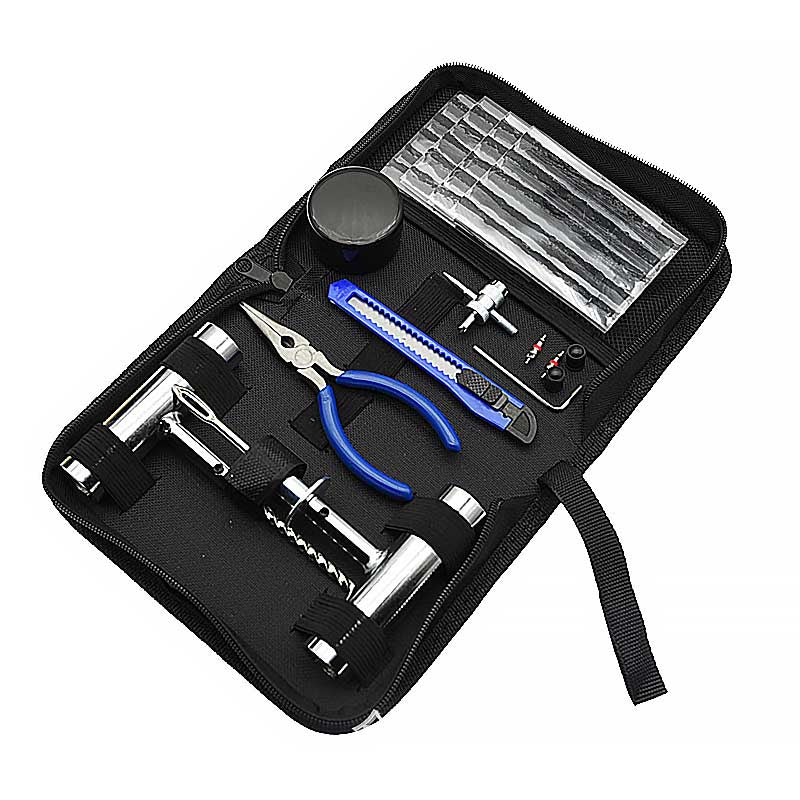 31 Pcs Flat Tire Repair Kit with Plugs for Most Vehicles