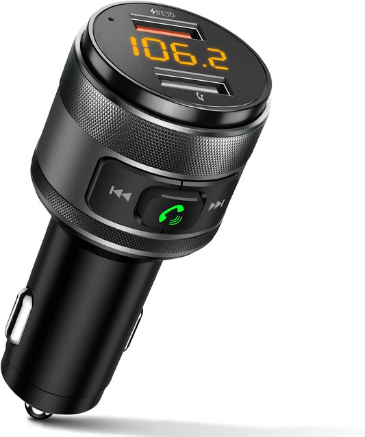 All in one Bluetooth Adapter FM Transmitter Music Player Charger