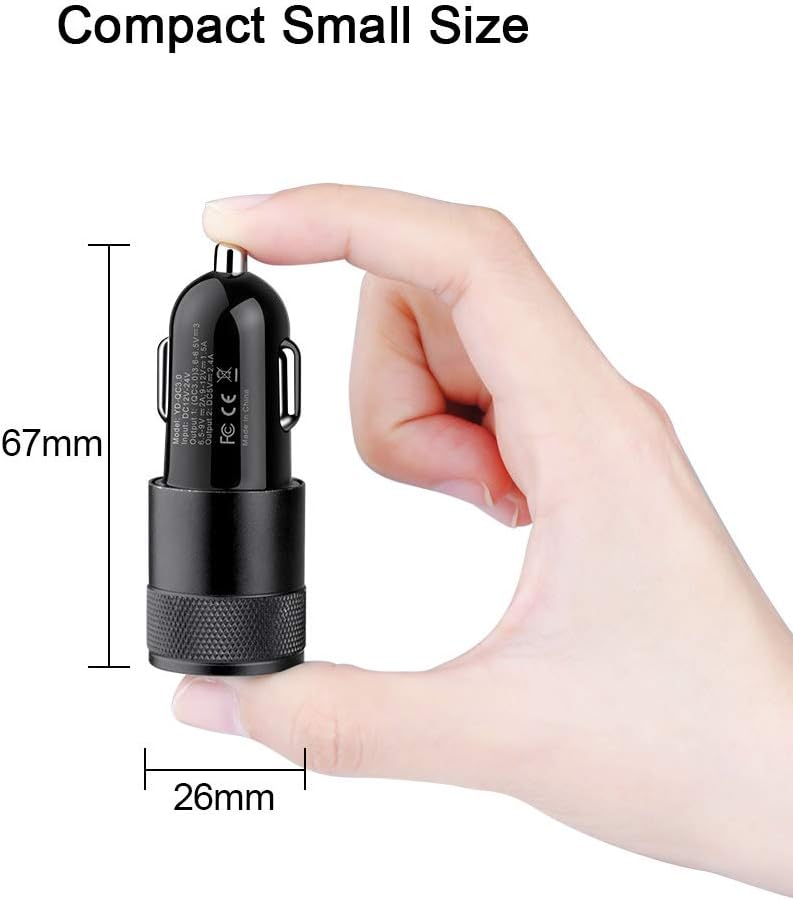 Car Charger Quick Charging 5.4A/30W Phone USB Adapter