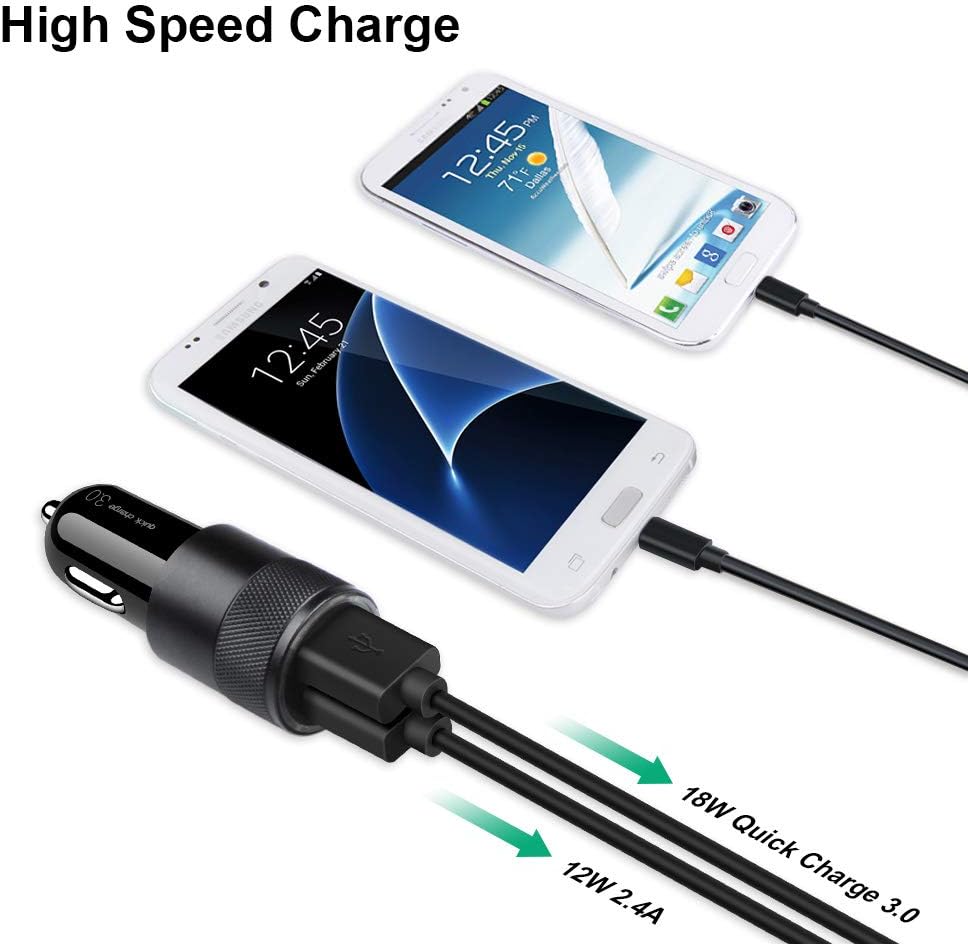 Car Charger Quick Charging 5.4A/30W Phone USB Adapter