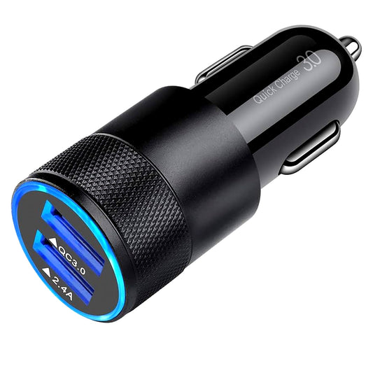 Car Charger Quick Charging 5.4A/30W Phone USB Adapter