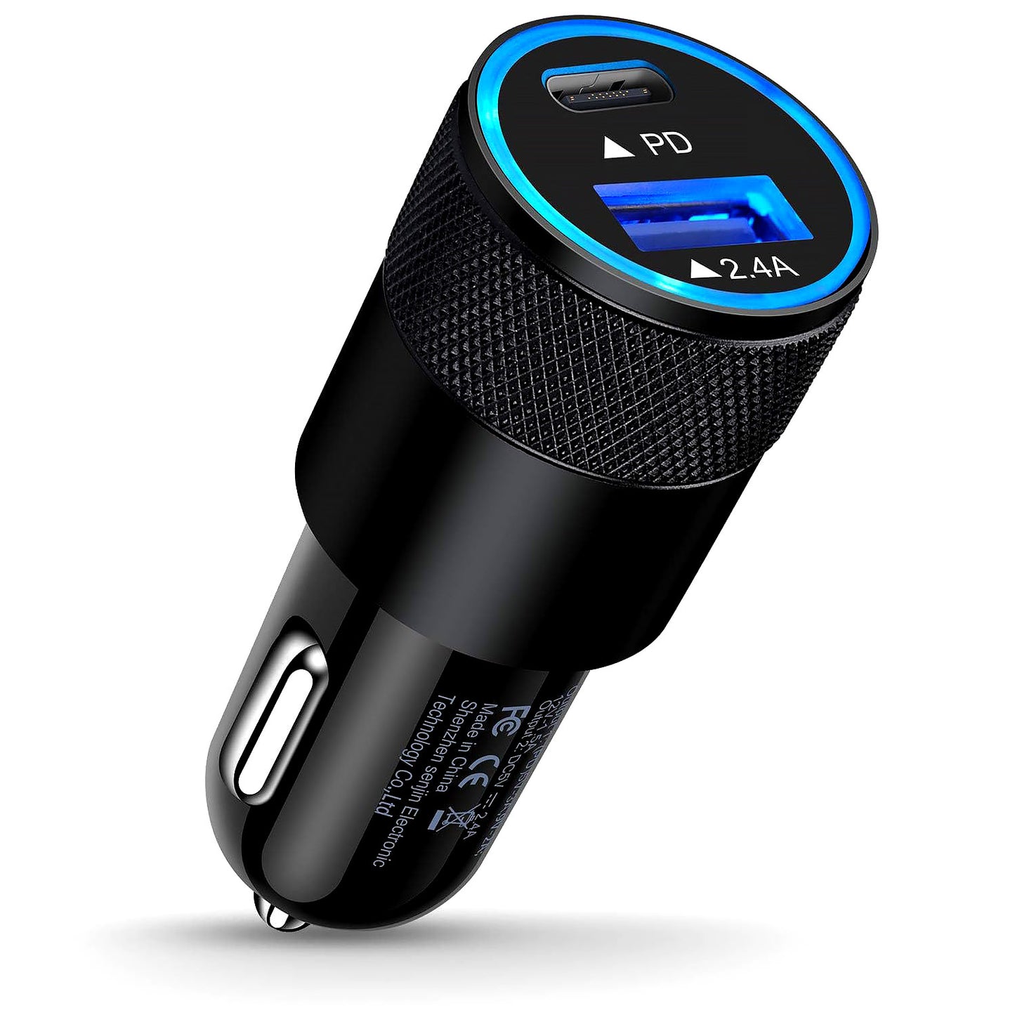 Car Charger Total 300W USB & Type C Dual Ports, PD & QC 3.0 Quick Charge