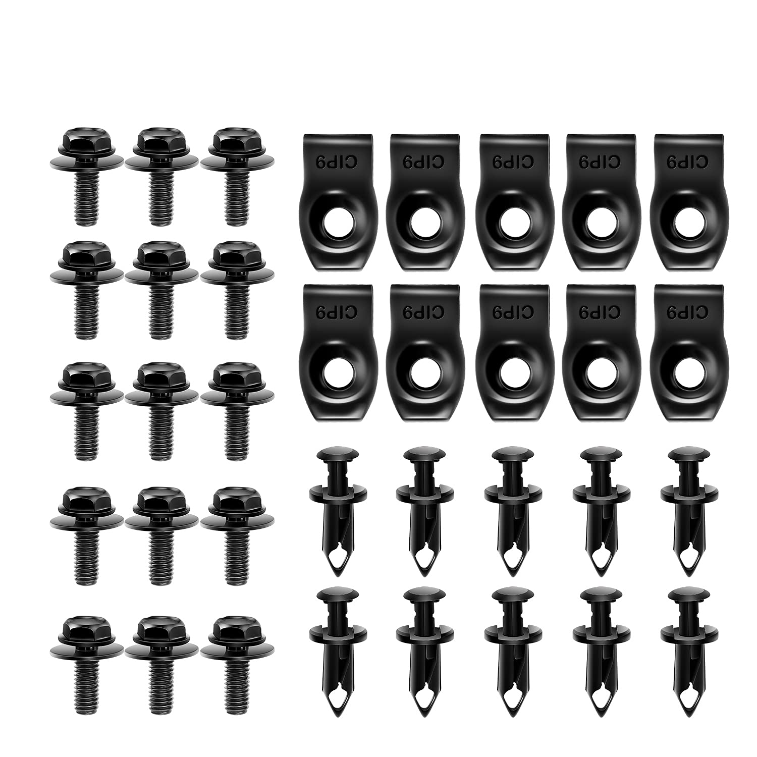 35PCS Push Retainer Fastener Rivet Clips - SHARGGE