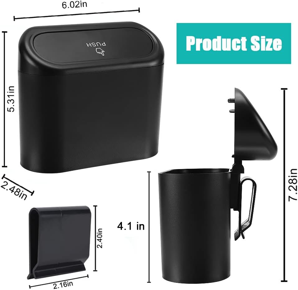 Door Side Trash Can Mini Storage Box