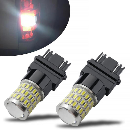 2 Pack, Back Up Light Bulbs Super Bright Low Power 7443 7440 T20 with Projector, White - SHARGGE