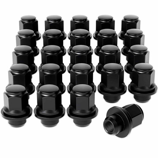 24 Pieces M12x1.5 Lug Nuts with Mag Seat, 13/16" 21mm Hex 1.46x1.18 in. - SHARGGE