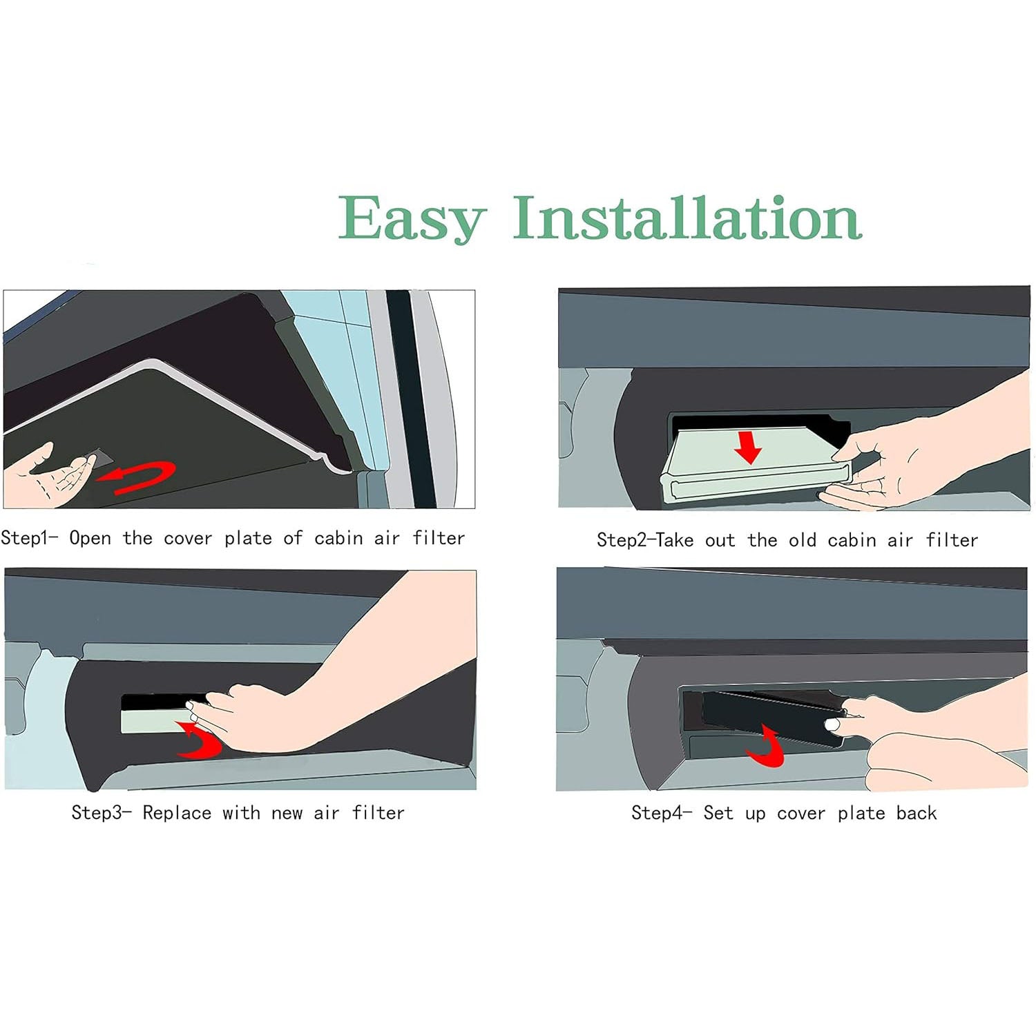 Cabin air filter for Selected Mazda Models - SHARGGE