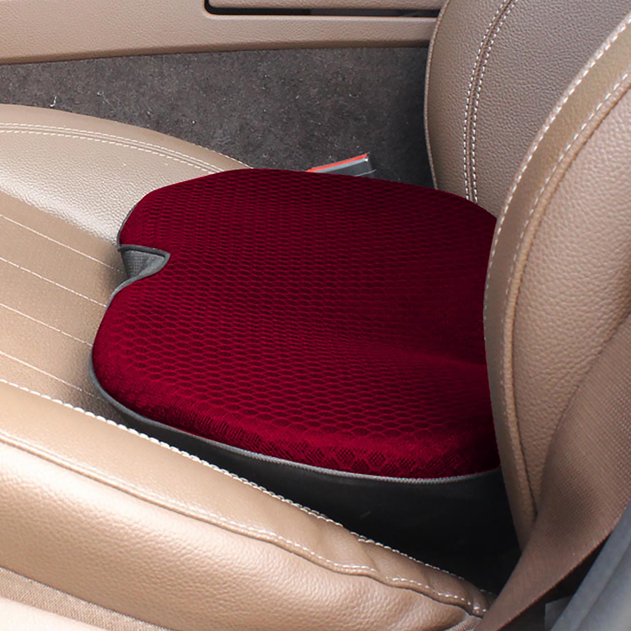 Memory Foam Car Seat Cushion for Sciatica & Lower Back Pain Relief