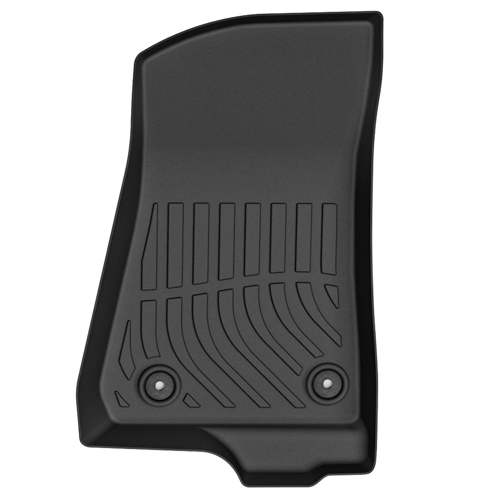 for Jeep Wrangler Unlimited JL 4-Door 2018-2023, TPE All Weather Floor Mats, Black, 3 Pieces - SHARGGE