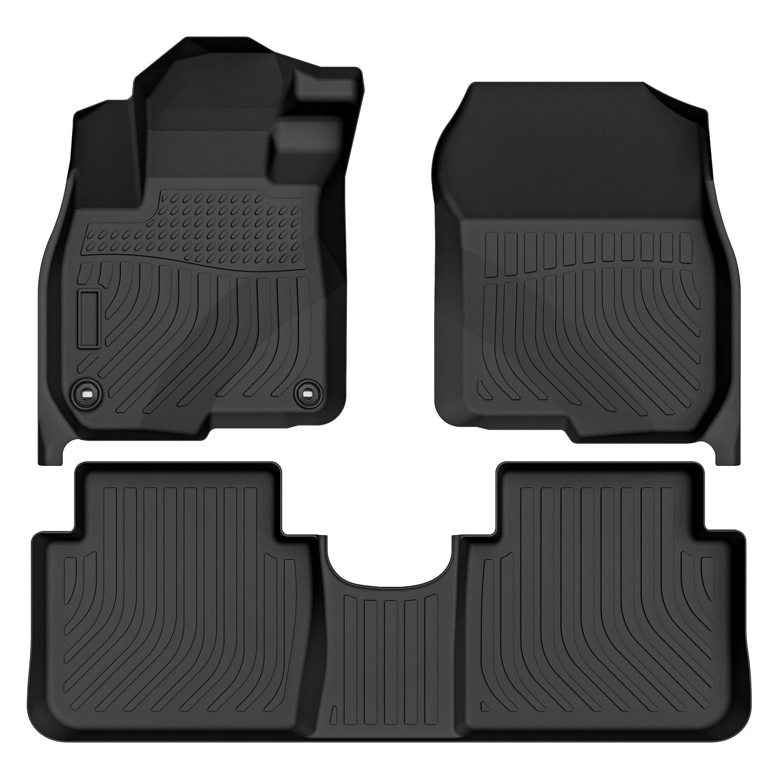 for Honda CR-V 2017-2022, TPE All Weather Floor Mats , Black, 3 Pieces - SHARGGE