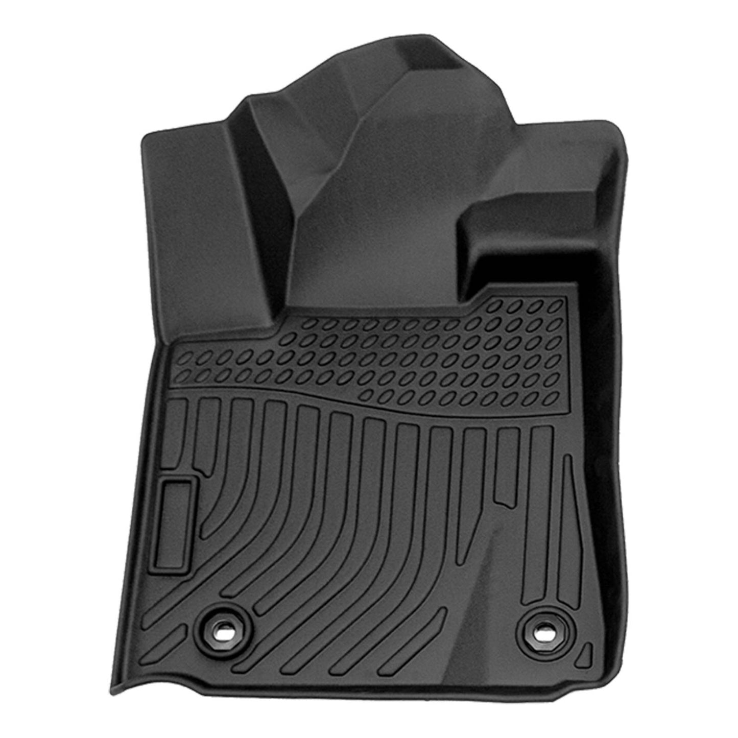 for Toyota Tundra CrewMax 2014-2021, TPE All Weather Floor Mats, Black, 3 Pieces - SHARGGE