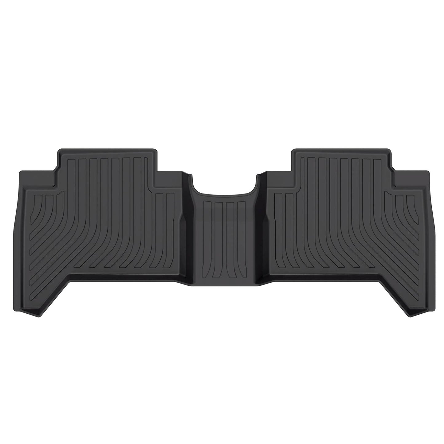 for Toyota Tacoma Double Cab 2018-2023, TPE All Weather Floor Mats, Black, 3 Pieces - SHARGGE