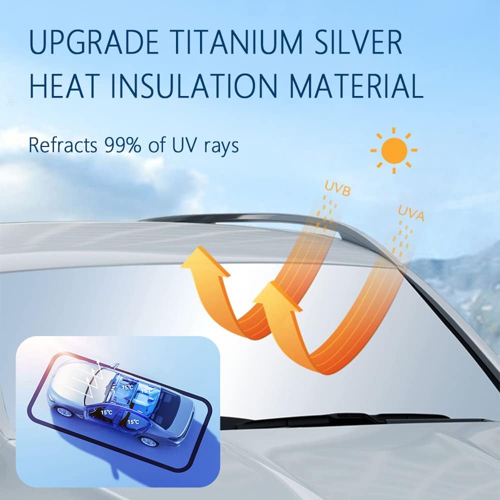 Universal Car Windshield Sunshade 240T Thickened