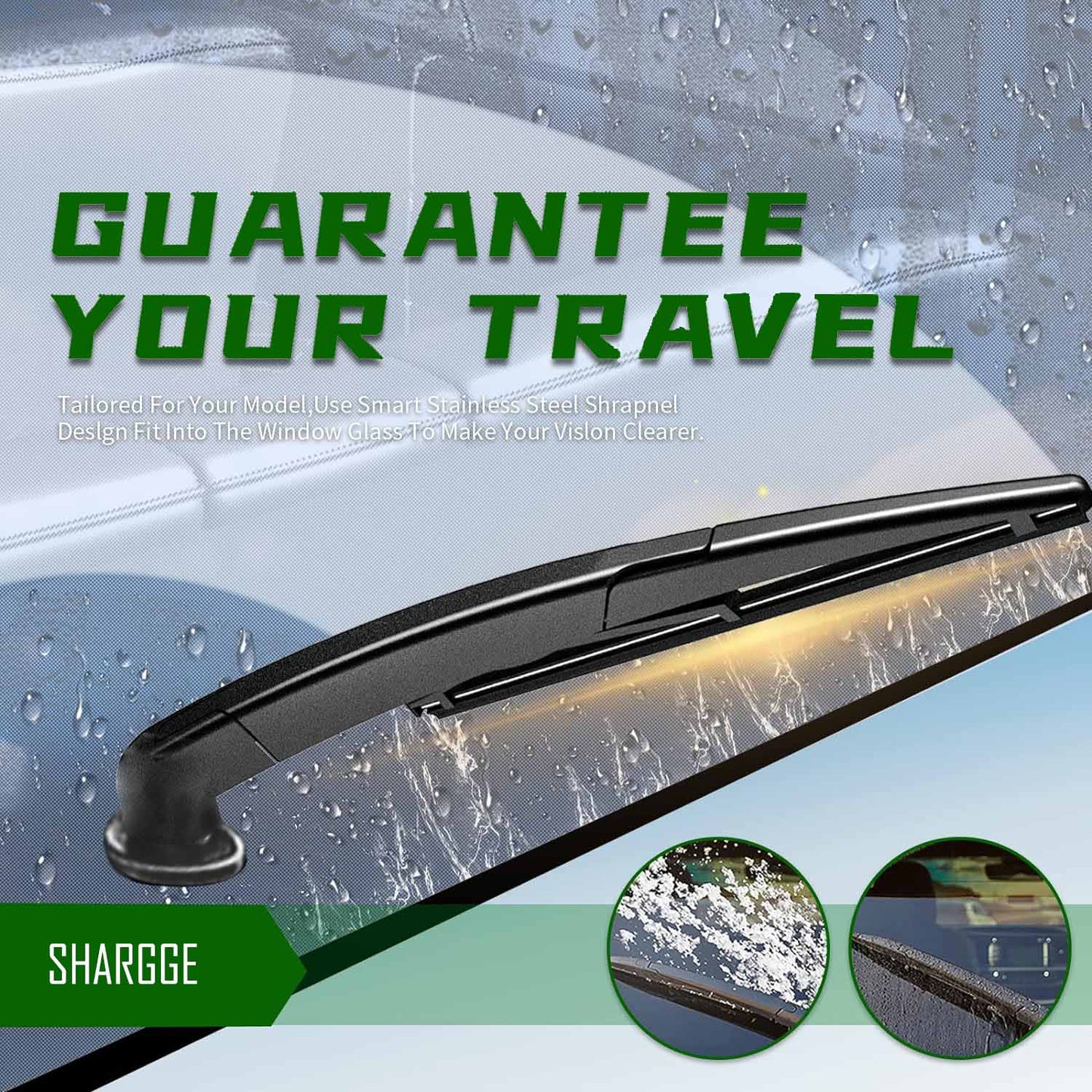 22"+22" Windshield Wiper Blades Replacement for Avalanche Silverado Suburban Sierra Yukon Escalade EXT ESV SLK SLC - SHARGGE