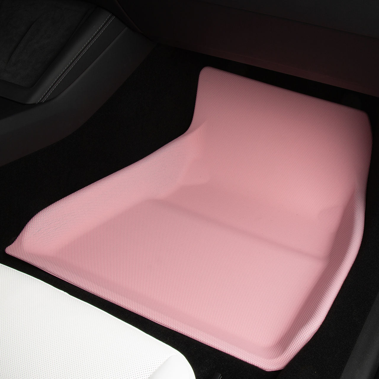 for Tesla Model 3 2024, 3 Layer All-Season Floor Mats, Pink, 3 Pieces - SHARGGE