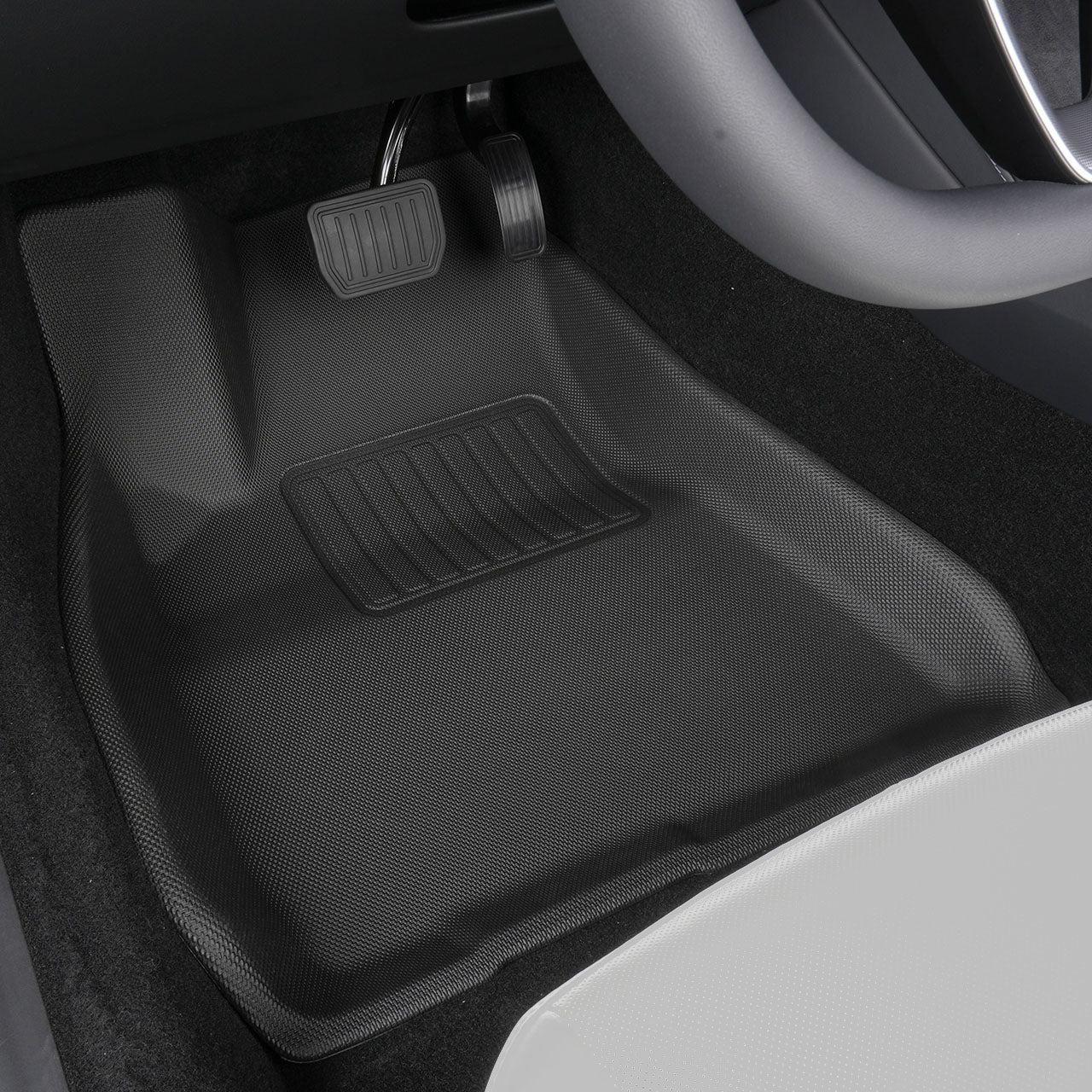 for Tesla Model 3 2024, 3 Layer All-Season Floor Mats, Black, 3 Pieces - SHARGGE