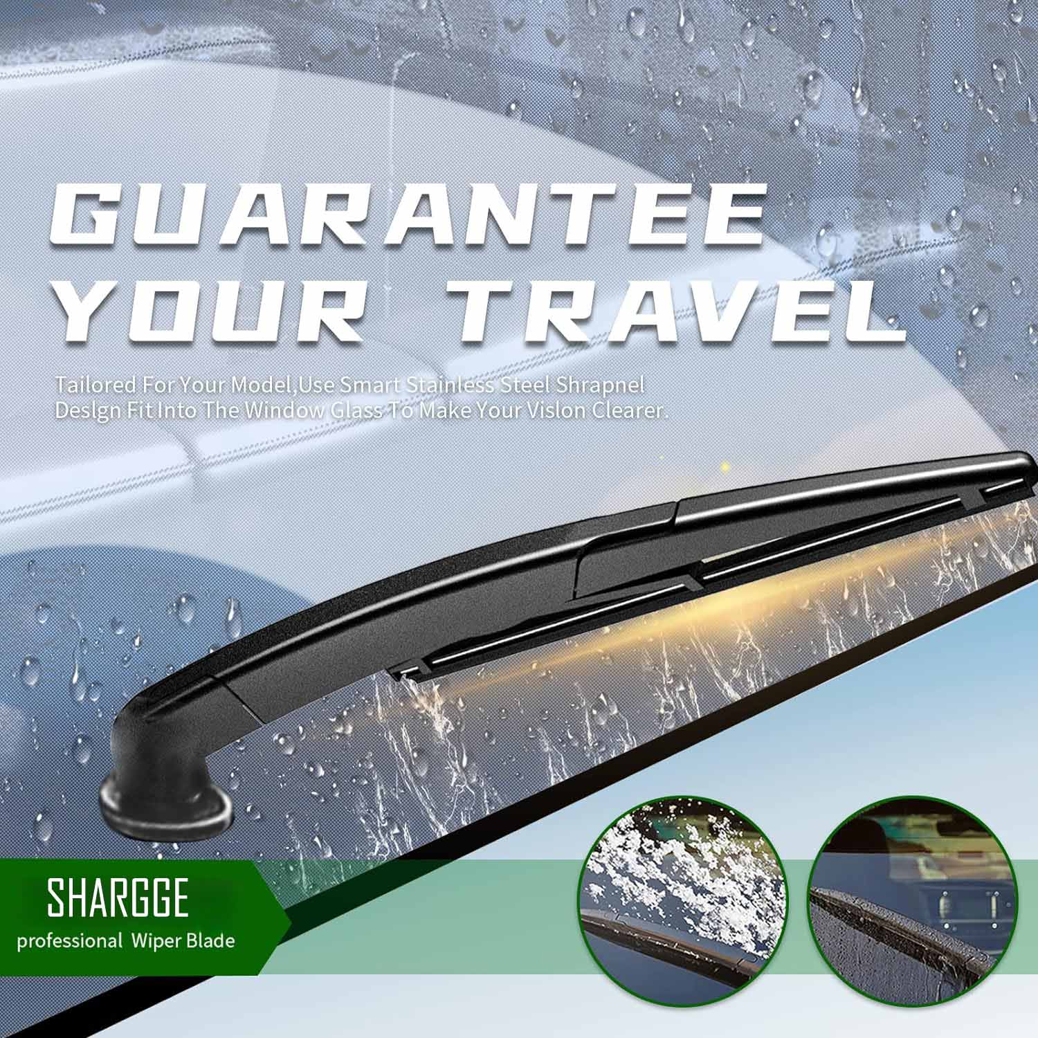 26"+17"+14" Wiper Blades Set Replacement for Subaru Forester 2019-2021 2022 2023 2024 - SHARGGE